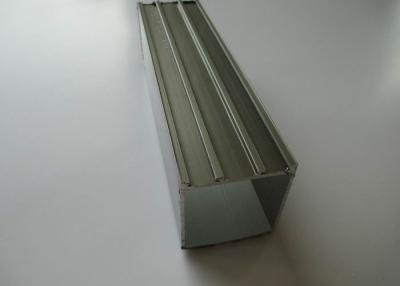 China Graues Leitschienen-Geländer-Aluminiumbau-Profile, anodisierte Aluminiumprofile zu verkaufen