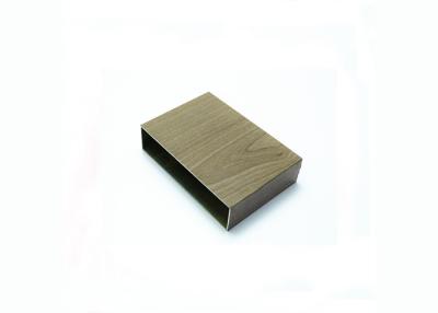 Cina Tubatura quadrata di alluminio ricoperta polvere, dimensione su misura metropolitana vuota di alluminio in vendita