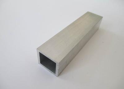 China Sliver Seamless Square Polished Aluminum Pipe For Clean Room / Gym Equipment for sale