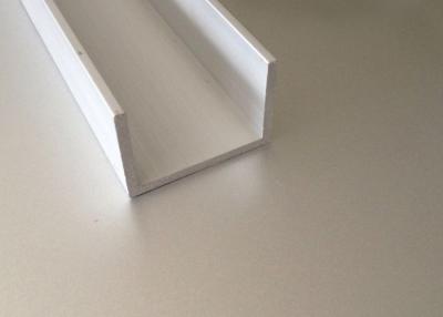 China 6061 T6 Extruded Aluminum Window Channel 5 - 20 um Anodized Film Thickness for sale