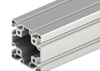 China Decorations Extruded T Slot , Silver Anodized T Slot Aluminium Extrusion for sale