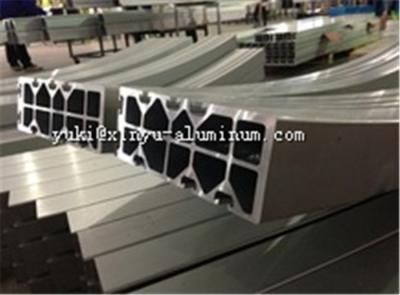 China Bending Aluminum Square Tube / Aluminium Industrial Profile Bending Industrial Tube for sale