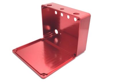 China Custom CNC Brushed Small Aluminum Enclosure Box By Die Casting Anti Collision for sale