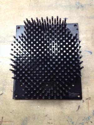 中国 非常に困難な6063T5はCNCの機械化のあき、製粉の陽極酸化された脱熱器CNCの機械化の部品を黒くします 販売のため