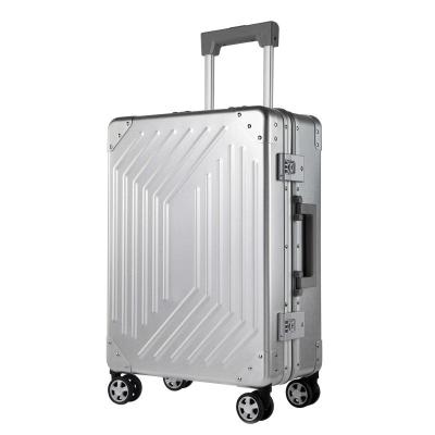 Κίνα 24» η περίπτωση αποσκευών αργιλίου θέτει τη βαλίτσα ταξιδιού καροτσακιών ελαφριά προς πώληση