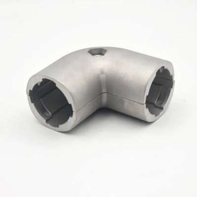 China 90 Degree Aluminum Alloy Right Angle External Joint Industrial Casting for sale