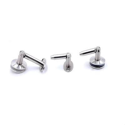 China Stainless Steel Window Awning Hardware Kit Glass Canopy Fittings 12mm Mirror for sale