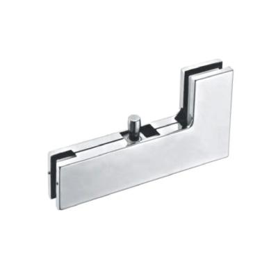 China Stainless Steel 201 Panel Corner L Patch For Frameless Glass Entrance Door for sale