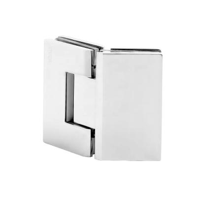 China Zinc Alloy Brass 135 Degree Hinge Stainless Steel For Shower Door Enclosure Brushed Fin for sale