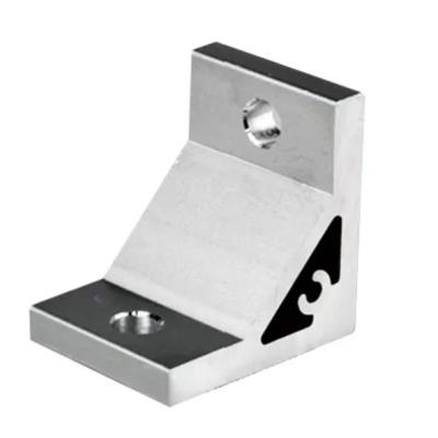 China Aluminum Profile Accessories Die-Cast Aluminum Bracket & Right Angle Bracket zu verkaufen
