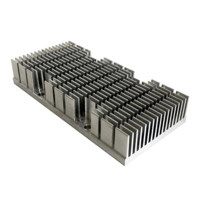 China Aluminum 6063 T5 custom CNC milling extruded heat sink profile for sale
