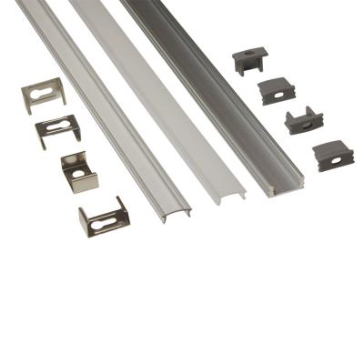 China Silver Matt Square / Round Anodized Aluminium LED Profiles For LED Frame for sale