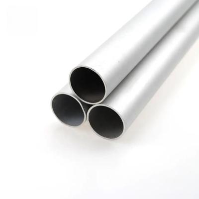 China Aluminum Round Tubes and Pipes Anodized Matt Sliver White Multiple Specification Extruded Aluminum Round Tubes for Chair for sale