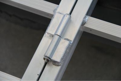 China Soporte de aluminio de la soldadura profesional del OEM, soporte de aluminio del perfil para el aire acondicionado en venta