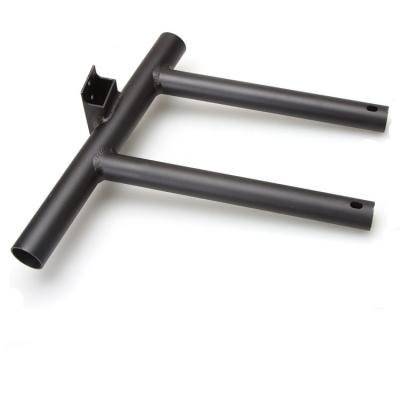 China Black Powder Coating Extrusion Profiles Carbon Dioxide Arc Welding Bracket For Bike for sale