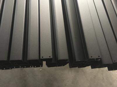 China Black Anodized Powder Coating aluminum frame extrusions for Roof Rack for sale