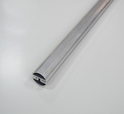 China Tubo redondo de aluminio oval de aluminio anodizado natural tubo/6063 T5 de la voladura de arena en venta