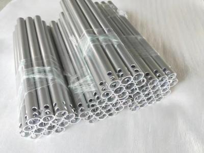 China 7005 T5 Aluminum Alloy Round Tube  for Tent with Drilling Holes and Punching for sale