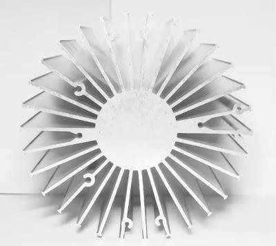 China Factory Wholesale Sun Flower Extrusion Heat Sink Aluminum Extrusion Sunflower Heat Sink Profiles for sale