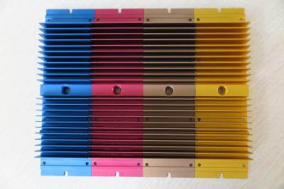 China Perfiles de aluminio anodizados color del disipador de calor con el proceso que muele del CNC en venta
