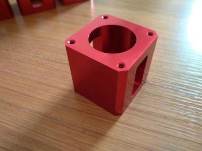 China High-precision Red Color Anodized CNC Machining Aluminum Industrial Parts for sale