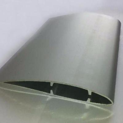 China Architectural Extruded Airfoil Aluminum Louver Blade For Industrial Building for sale
