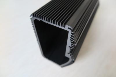 China Black Anodized Extruded Aluminum Heat Sink , CNC Machined Aluminum Radiators for sale
