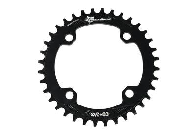 China 34T 36T Ultra Light CNC Mountain Bicycle Bearing Jockey Wheel with LOGO Black Anodizing for sale