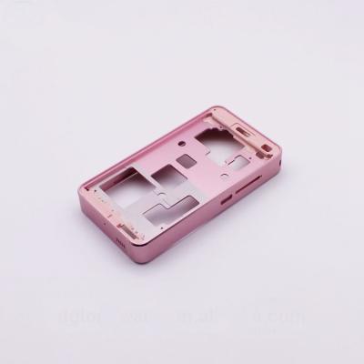 China High Precision Aluminum Cases CNC Machining Parts In Pink Color Anodized for sale