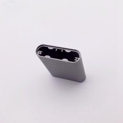 China Grey Anodized Micro CNC Machining Parts Aluminum Extrusion Enclosures With Tapping for sale