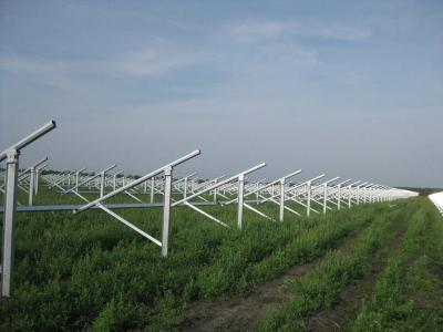 China El aluminio sacado perfila el marco del panel solar de aluminio para el sistema solar de tierra del montaje en venta