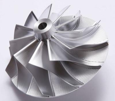 China Forged 5 Axles CNC Fully Machined Aluminum Billet Compressor Wheel for sale