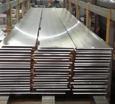 China Verdrängte Endflache Aluminiumplatte der Mühle6061 T6, Aluminiumflacheisen zu verkaufen