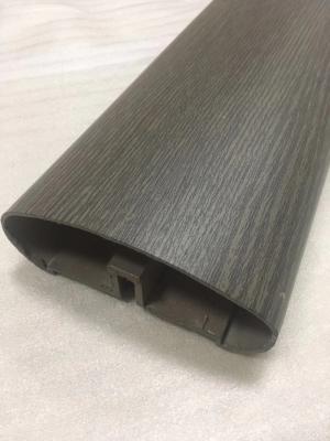 China High Weatherability PVDF Powder Coating Aluminum Handle Profile with Aluminum Welding for Balcony for sale