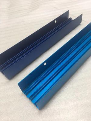 China Aluminum Enclosure Blue Anodized CNC Milling Aluminum Extrusion Profile for sale