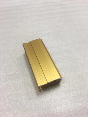 China Gold Shine Anodized Aluminum Profile use for Tool Cabinet Exporting to Europe for sale