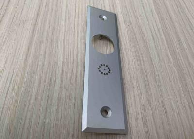 China Aluminium Extrusion Profiles Silver Color Alloy 6063 T3 Anodized Aluminium Door Locks CNC Punch Customized for sale