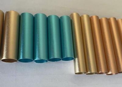 China 0.8mm Cold Drawing Aluminum Round Tube With Color Anodizing Matt Surface Pipe for sale