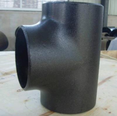 China SCH30 Bevel Carbon Steel Pipe Tee Balck Painting Galvanized Pipe Fitting for sale