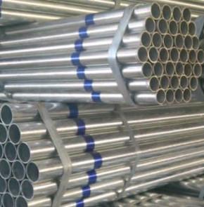 China Hot Rolled 0.6mm 1.5 Inch Galvanized Hollow Carbon Steel Pipe For Chilled Water for sale