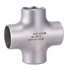 China ASME B16.9 Galvanized Pipe Cross connector STD Pure Seamless for sale