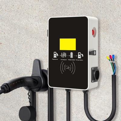 China Type 2 And Type 1 22kw Wall Mounted Charging Station OEM ODM for sale