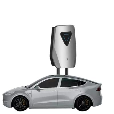 China 7kw 11kw 22kw Electric Car Wall Charger Plug In EV Charger Leakage Protection for sale