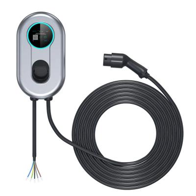 China Weather Resistant Current Adjustment Single Gun 220V Type 1 AC Charger For Electric Vehicle for sale