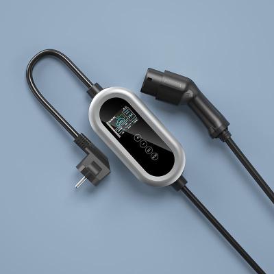 China 230V Type 2 Commercial Single Phase Electric Car Charger For Tesla for sale