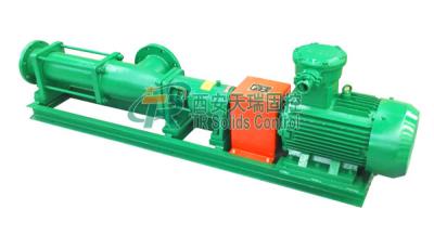 China 22KW Oil Sludge Dewatering System Screw Type Pump , Drilling Fluids Screw Pump for sale