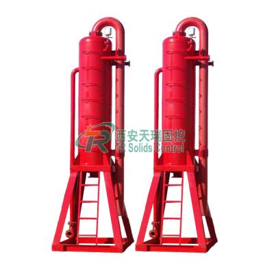 China 2.6 Tons Drilling Fluids Poorboy Degasser with 2200*2200*6634mm Dimension for sale