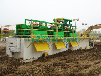 China Horizontal Directional Drilling Mud Circulation System 200GPM Capacity for sale
