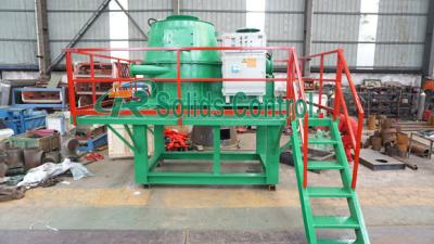 China Stable Durable Drilling Waste Vertical Cutting Dryer 930mm Basket Diameter for sale