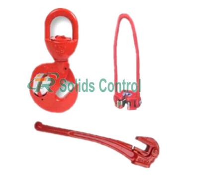 China 20 Tons 25 Tons 35 Tons Sucker Rod Hook Round Shape 25.4mm Wire Line OD for sale